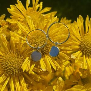 Elegant Silver Hoop Earrings